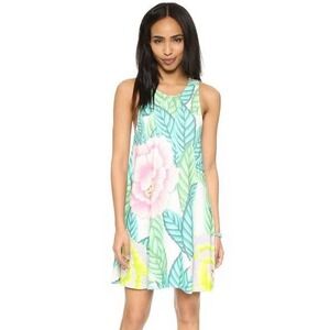 Mara Hoffman Floral Ponte Swing Shift Dress Size XS